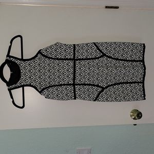 Olivaceous Bodycon Aztec dress